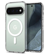 Magsafe Калъф за Google Pixel 11 Pro, Spigen Ultra Hybrid Clear Mag Fit Case, Прозрачен