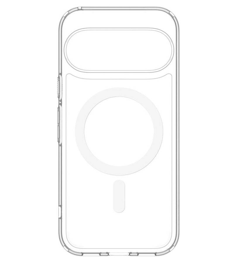 Magsafe калъф за Google Pixel 11, Spigen Ultra Hybrid Clear Mag Fit Case, Прозрачен (4)