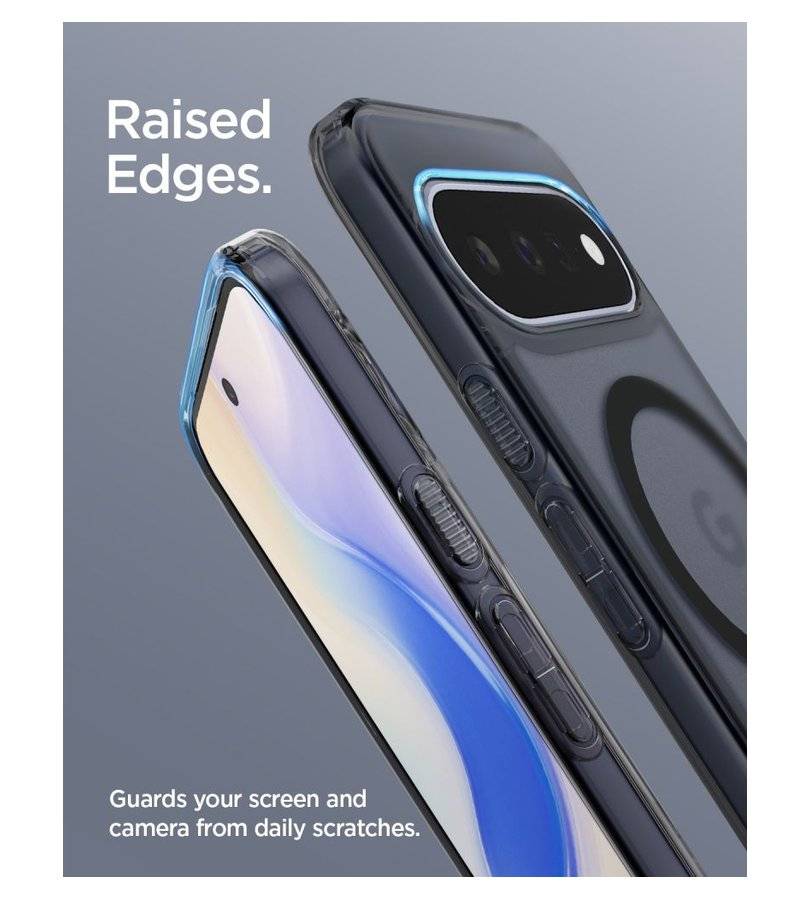 Magsafe Калъф за Google Pixel 11, Spigen Ultra Hybrid Mag Fit Case Frost Black, Черен (8)