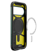 Magsafe калъф за Google Pixel 11, Spigen Tough Armor Mag Fit Case Abyss Green, Зелен (8)