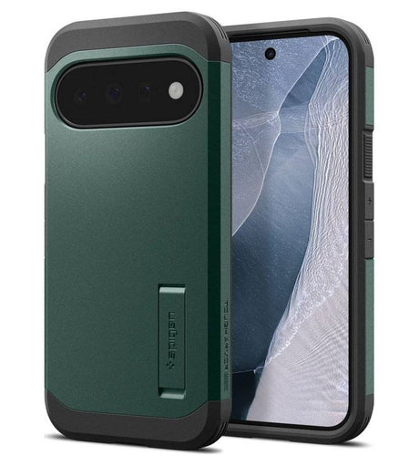 Magsafe калъф за Google Pixel 11, Spigen Tough Armor Mag Fit Case Abyss Green, Зелен (2)
