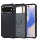 Magsafe Kалъф за Google Pixel 11 Pro XL, Spigen Nano Pop Mag Fit Case Black Sesame, Черен (3)