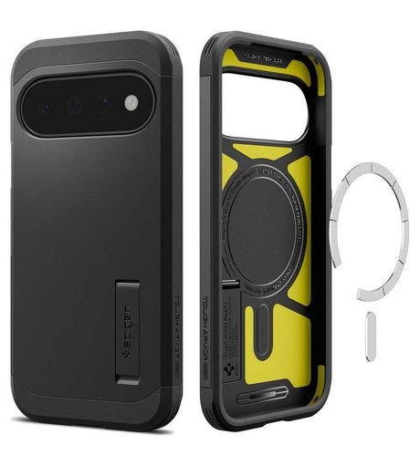Magsafe Калъф за Google Pixel 11, Spigen Tough Armor Mag Fit Case, Черен (3)