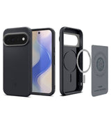 Magsafe Kалъф за Google Pixel 11 Pro XL, Spigen Nano Pop Mag Fit Case Black Sesame, Черен