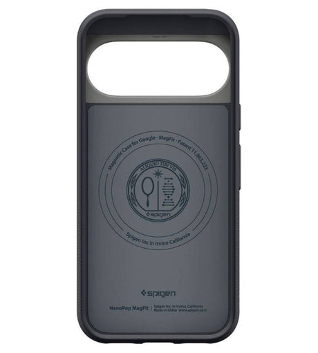 Magsafe Kалъф за Google Pixel 11 Pro XL, Spigen Nano Pop Mag Fit Case Black Sesame, Черен (6)