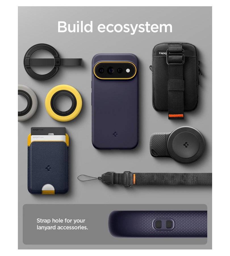 Magsafe калъф за Google Pixel 11 Pro, Spigen Nano Pop Mag Fit Case Blueberry Navy, Син (8)