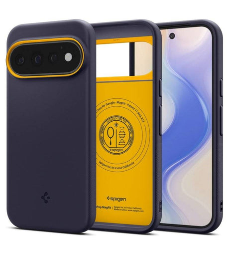 Magsafe калъф за Google Pixel 11 Pro, Spigen Nano Pop Mag Fit Case Blueberry Navy, Син (3)