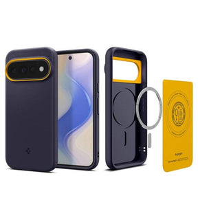 Magsafe калъф за Google Pixel 11 Pro, Spigen Nano Pop Mag Fit Case Blueberry Navy, Син