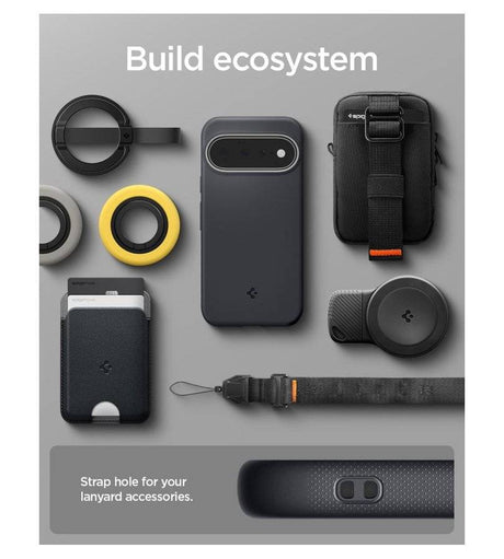Magsafe калъф за Google Pixel 11, Spigen Nano Pop Mag Fit Case Black Sesame, Черен (8)