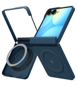 Magsafe Калъф за Samsung Z Flip 8, Spigen Airskin Aramid Mag Fit Case, Син (2)