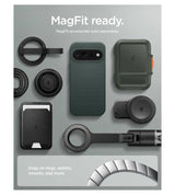 Magsafe Калъф за Google Pixel 11 Pro XL, Spigen Liquid Air Mag Fit Case Abyss Green, Зелен (7)