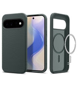Magsafe Kалъф за Google Pixel 11, Spigen Liquid Air Mag Fit Case Abyss Green, Зелен