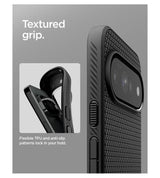 Противоударен Калъф за Google Pixel 11 Pro XL, Spigen Liquid Air Case Matte Black, Черен (9)