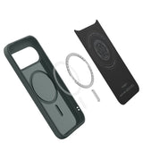 Magsafe Kалъф за Google Pixel 11, Spigen Liquid Air Mag Fit Case Abyss Green, Зелен (5)