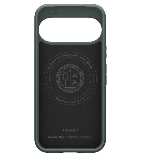 Magsafe Kалъф за Google Pixel 11, Spigen Liquid Air Mag Fit Case Abyss Green, Зелен (4)