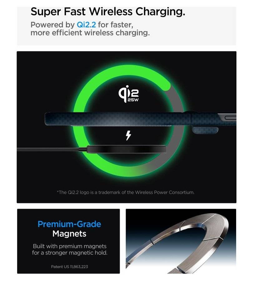 Magsafe Калъф за Samsung Z Flip 8, Spigen Airskin Aramid Mag Fit Case, Син (6)