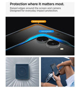 Magsafe Калъф за Samsung Z Flip 8, Spigen Airskin Aramid Mag Fit Case, Син (9)