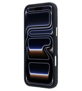 Magsafe Kалъф за iPhone 18 Pro/ 17 Pro, Karl Lagerfeld Grained Leather Metal Logo Case, Черен (5)