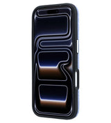 Magsafe Kалъф за iPhone 18 Pro/ 17 Pro, Karl Lagerfeld Grained Leather Metal Logo Case, Син (5)