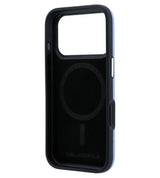 Magsafe калъф за iPhone 18 Pro / iPhone 17 Pro, Karl Lagerfeld Hardcase Grained Leather Elongated Logo, Син (6)