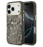 Magsafe Калъф за iPhone 18 Pro/ 17 Pro, Guess Python Pattern Case, Кафяв