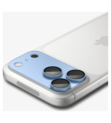 Протектор за Камерата на iPhone 18 Pro, Spigen EZ Fit Optik Pro XL Glas.tR, Син (3)