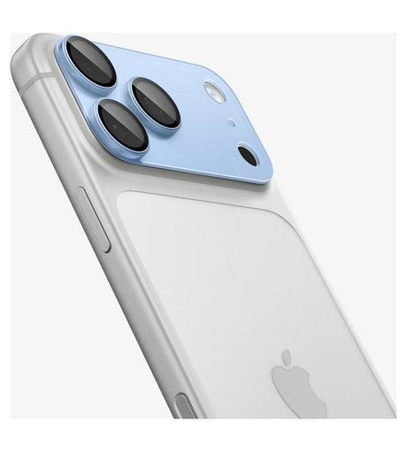 Протектор за Камерата на iPhone 18 Pro, Spigen EZ Fit Optik Pro XL Glas.tR, Син (15)