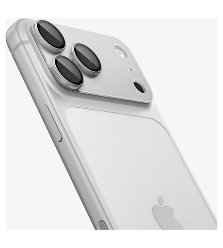 Протектор за Камерата на iPhone 18 Pro, Spigen EZ Fit Optik Pro XL Glas.tR, Сребрист (14)