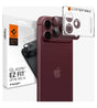 Протектор за Камерата на iPhone 18 Pro, Spigen EZ Fit Optik Pro XL Glas.tR Burgundy, Бордо