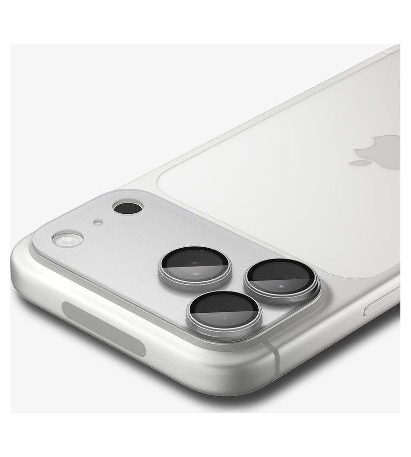 Протектор за Камерата на iPhone 18 Pro Max, Spigen EZ Fit Optik Pro XL Glas.tR, Сребрист (3)