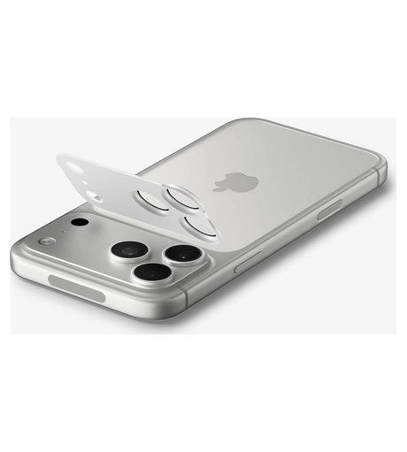 Протектор за Камерата на iPhone 18 Pro Max, Spigen EZ Fit Optik Pro XL Glas.tR, Сребрист (2)