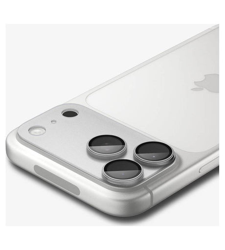 Протектор за Камерата на iPhone 18 Pro, Spigen EZ Fit Optik Pro XL Glas.tR, Сребрист (3)