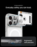 Протектор за Камерата на iPhone 18 Pro Max, Spigen EZ Fit Optik Pro XL Glas.tR, Сребрист (12)