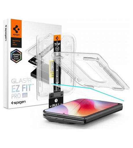 Стъклен Протектор за iPhone Duo, Spigen EZ Fit Pro Glas.tR, Прозрачен