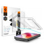 Стъклен Протектор за iPhone Duo, Spigen EZ Fit Pro Glas.tR, Прозрачен