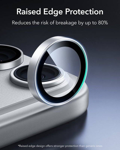 Протектор за Камерата на iPhone 18 Pro Max/ 18 Pro, ESR Armorite Camera Lens Glass, Сребрист (2)