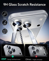 Протектор за Камерата на iPhone 18 Pro Max/ 18 Pro, ESR Armorite Camera Lens Glass, Сребрист (5)