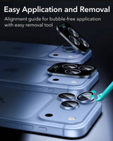 Протектор за Камерата на iPhone 18 Pro Max/ 18 Pro, ESR Armorite Camera Lens Glass, Син (7)
