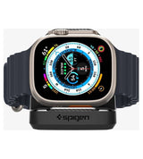 Поставка за Зарядното на Apple Watch, Spigen Rugged Armor TPU Stand, Черен (7)