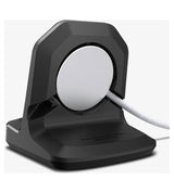 Поставка за Зарядното на Apple Watch, Spigen Rugged Armor TPU Stand, Черен (4)