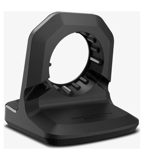 Поставка за Зарядното на Apple Watch, Spigen Rugged Armor TPU Stand, Черен (6)