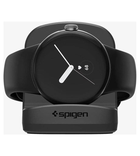 Поставка за Зарядното на Google Pixel Watch 1, Spigen TPU Stand S354, Черен (6)