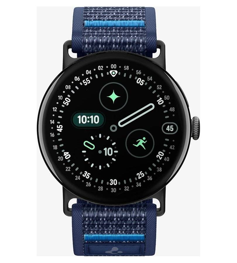 Каишка за Google Pixel Watch 5/ 4/ 3 45mm, Spigen Athlex Air Band, Тъмно Син (3)