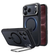 Magsafe Калъф за iPhone 18 Pro Max/ 17 Pro Max, ESR Classic Hybrid Kickstand Frosted Mag Case, Black