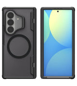 Magsafe Калъф със Стойка за Samsung Z Fold 8 Ultra, Spigen Optik Armor Pro Mag Fit Case, Черен (4)