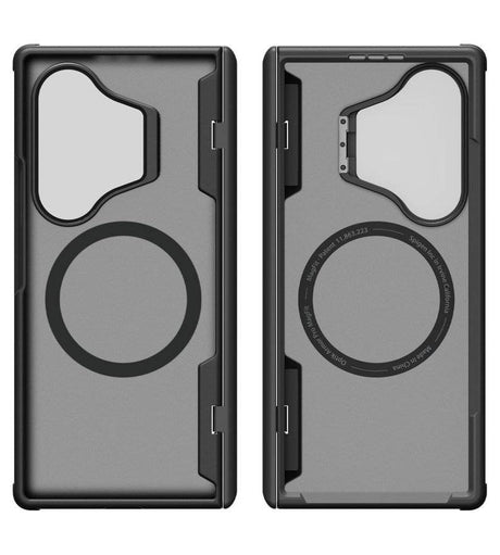 Magsafe Калъф със Стойка за Samsung Z Fold 8 Ultra, Spigen Optik Armor Pro Mag Fit Case, Черен (5)