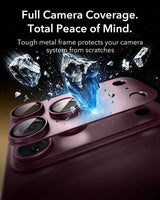 Протектор за Камерата на iPhone 18 Pro, ESR Armorite Pro Cam Glass Burgundy, Бордо (3)