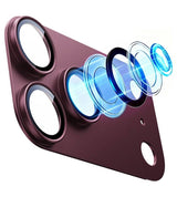 Протектор за Камерата на iPhone 18 Pro, ESR Armorite Pro Cam Glass Burgundy, Бордо (8)