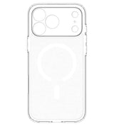 Magsafe Калъф за iPhone 18 Pro Max/ 17 Pro Max, Spigen Ultra Hybrid Clear Mag Fit Case White, Прозрачен (4)