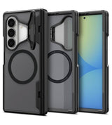 Magsafe Калъф със Стойка за Samsung Z Fold 8 Ultra, Spigen Optik Armor Pro Mag Fit Case, Черен (9)
